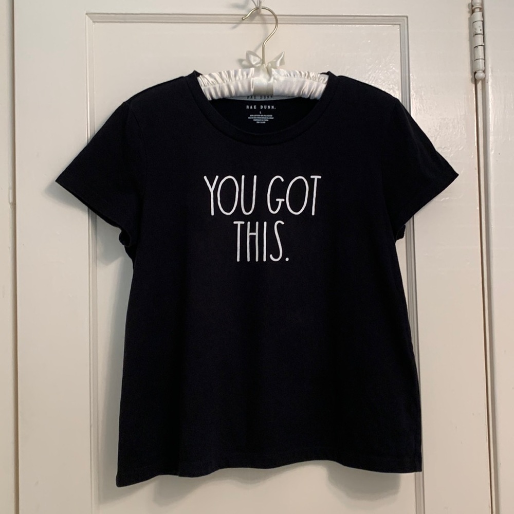 “You Got This” Black short sleeve T shirt size L